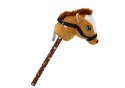 Pluszowa Głowa Konia Na Kiju Hobby Horse Koń Krótkowłosy Brązowy