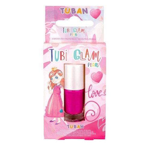 Tuban Tubi Glam lakier do paznokci dla dzieci różowy perłowy 5ml ZA5164
