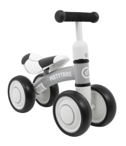 Rowerek biegowy PettyTrike dla dzieci Biały 4-kołowy Jeździk SporTrike