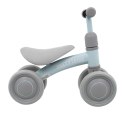 Rowerek biegowy PettyTrike dla dzieci Niebieski 4-kołowy Jeździk