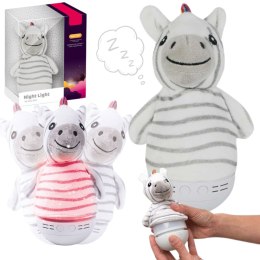 A baby soothe plush night light (zebra doll)