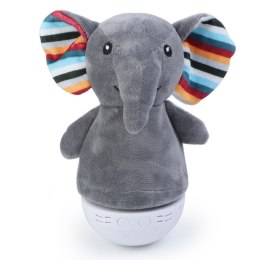 A baby soothing plush night light (elephant doll)