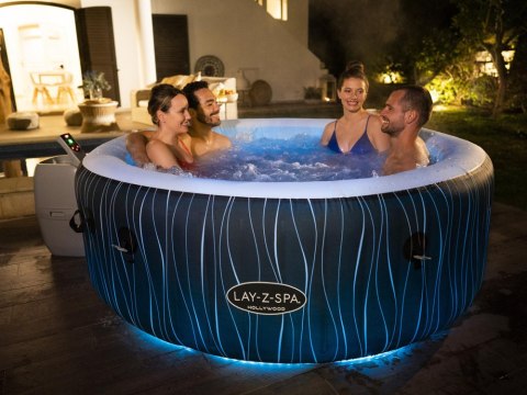 Bestway jacuzzi Lay-Z-Spa HOLLYWOOD 4-6os 196 cm LED 60059 Bestway jacuzzi Lay-Z-Spa HOLLYWOOD 4-6os 196 cm LED 60059