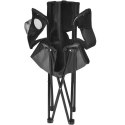 składane  krzesełko Krzesło wędkarskie czarne K23673