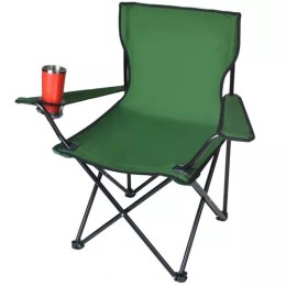składane  Krzesło wędkarskie zielone K23676