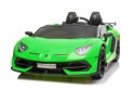 Lamborghini SVJ DRIFT dla 2 dzieci Zielony + Funkcja driftu + Pilot + MP3 LED + Wolny Start