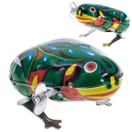 Metalowa ŻABA kultowa żabka PRL-u skacząca ZA2235