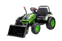 +łyżka Bluetooth Koparka Traktor elektryczny na akumulator Zielony