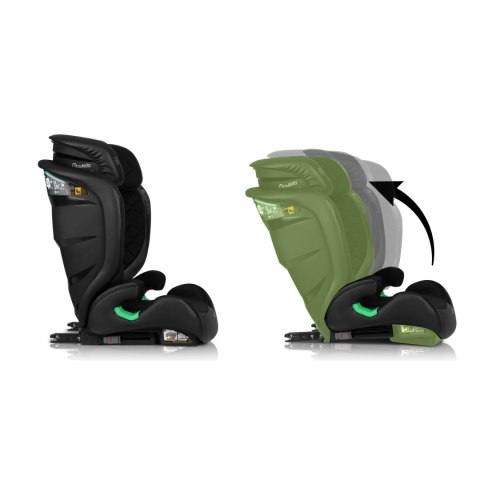Fotelik samochodowy Nukido Lousi czarny 15-36 kg ISOFIX Fotelik samochodowy Nukido Lousi czarny 15-36 kg ISOFIX