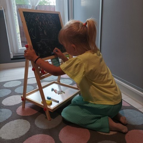 Tablica dwustronna drewniana Kruzzel 9449