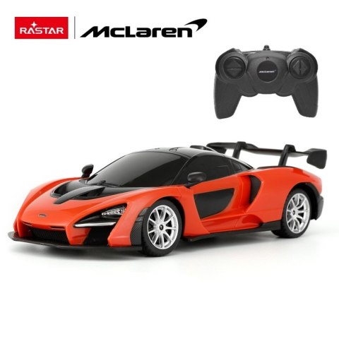Auto samochód zdalnie sterowany  1:24 McLaren Senna Pomarańczowy  