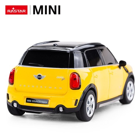 Auto samochód zdalnie sterowany  1:24 Mini Countryman Żółty RASTAR