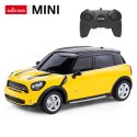 Auto samochód zdalnie sterowany  1:24 Mini Countryman Żółty RASTAR