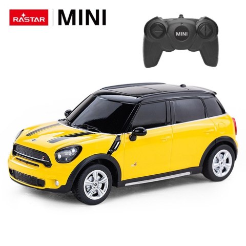 Auto samochód zdalnie sterowany  1:24 Mini Countryman Żółty RASTAR