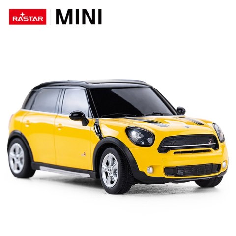 Auto samochód zdalnie sterowany  1:24 Mini Countryman Żółty RASTAR