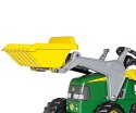 Rolly Toys 811496 Traktor Rolly Junior John Deere z łyżką i przyczepą