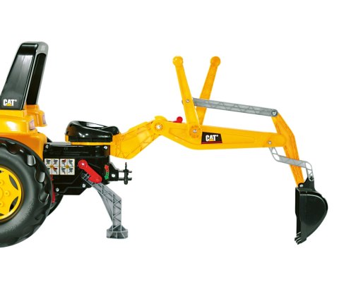 Rolly Toys 813001 Traktor Rolly Junior Cat z łyżką i przyczepą