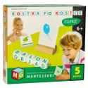 Zabawka edukacyjna montessori Kostka po kostce pisanie 4 kostki 5+