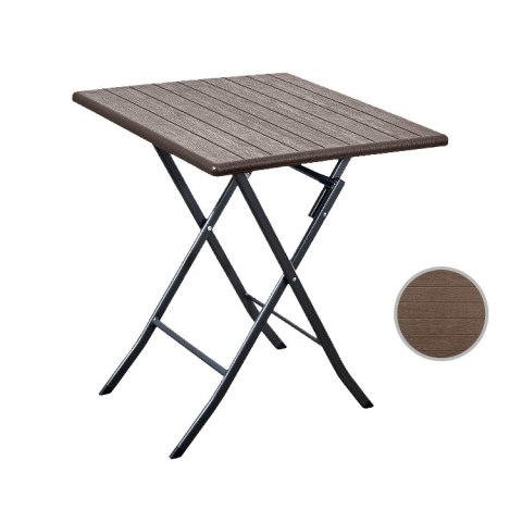Stolik kawowy składany stół ogrodowy taras 62cm Stolik kawowy składany stół ogrodowy taras 62cm