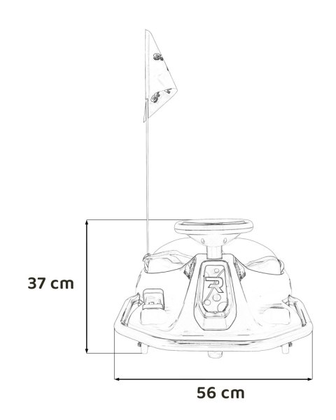 Driftujący Quad Gokart na akumulator Max 80KG 180W Racing Drifter