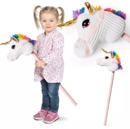 Głowa konia jednorożec hobby horse na kiju