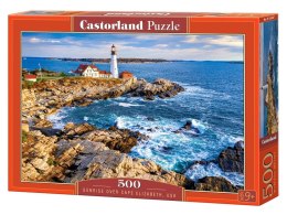 Puzzle 500 el. B-53667 Sunrise over Cape Elizabeth, USA krajobraz