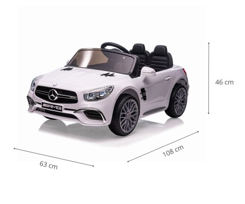 Auto samochód elektryczny na akumulator Mercedes-Benz SL65 AMG White