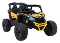 800W 4x4 24v Auto buggy ATV CAN-AM Maverick Żółty