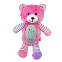 BABY Przytulanka Usypiacz Projektor 2w1 Różowy Miś - 10 Kołysanek