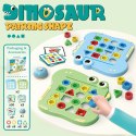 WOOPIE Układanka Montessori Dinozaur Gra Zręcznościowa Dopasuj Kształty