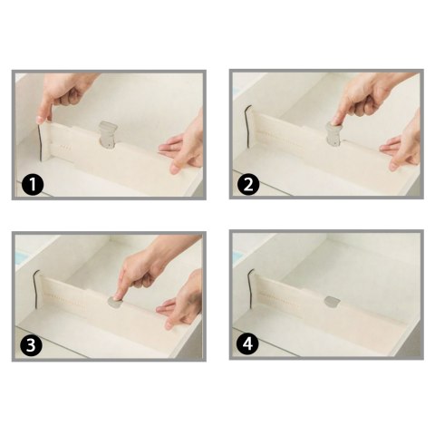 Organizer do szuflad separator regulowany na sztućce narzedzia 1szt.