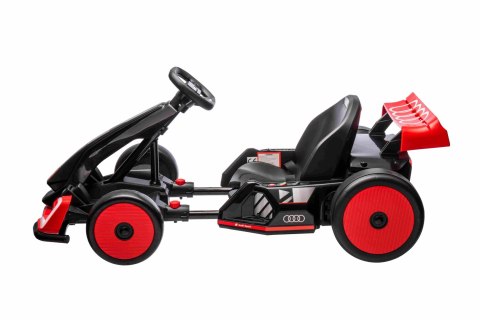 Auto na akumulator Gokart Audi z Funkcją Driftu Czerwony