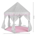 Namiot dla dzieci szaro - różowy Kruzzel 23476