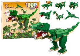 Klocki Konstrukcyjne Dinozaury 6w1 Zestaw DIY Dinozaur 1000 ele.