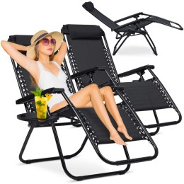 Leżaki ogrodowe składane Sofotel ChillWell zestaw 2 szt.