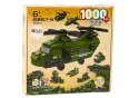 Zestaw Klocków Helikopter Wojskowy Militarny Zielony 1000 El
