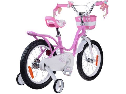 RoyalBaby Rower 16" Little Swan retro dziecięcy koszyk kółka boczne