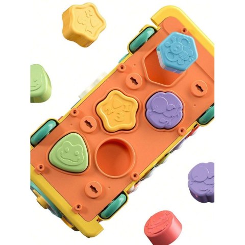 BABY Interaktywny Autobus Edukacyjny 6w1 Młoteczek Cymbałki +18 m
