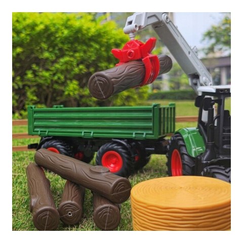 Zestaw Maszyn Rolniczych Rraktor Ciągnik Zagroda Mini Farma