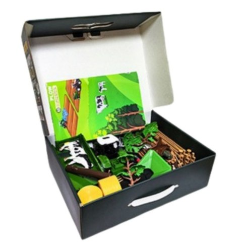 Zestaw Maszyn Rolniczych Rraktor Ciągnik Zagroda Mini Farma