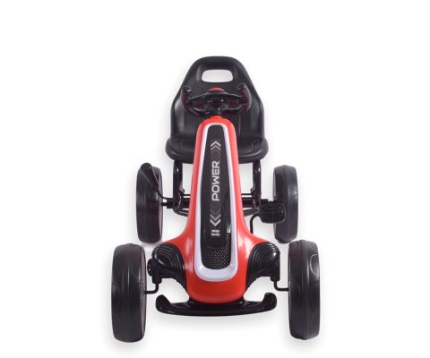 max 30kg Milly Mally Gokart na pedały Power Red 3-6lat max 30kg Milly Mally Gokart na pedały Power Red 3-6lat