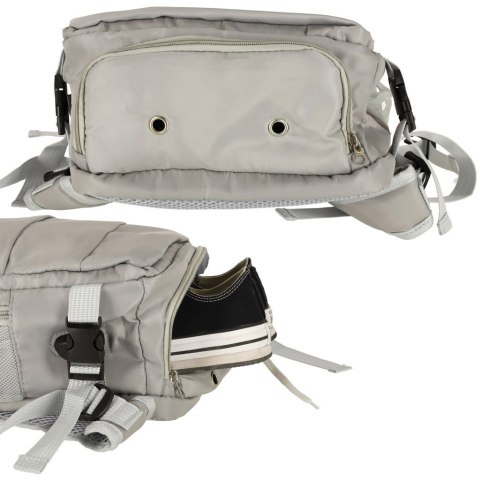 Plecak podróżny do samolotu wodoodporny kabel USB 45x16x28cm