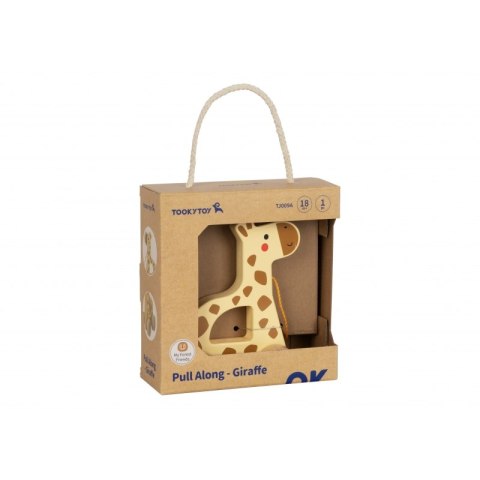 TOOKY TOY Żyrafka do Ciągnięcia Drewniany TOOKY TOY Żyrafka do Ciągnięcia Drewniany