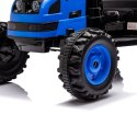 Milly Mally traktor na akumulator Traktor z przyczepą Farmer Blue