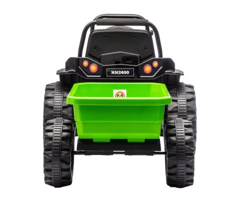 Milly Mally traktor na akumulator Traktor z przyczepą Farmer Green Milly Mally traktor na akumulator Traktor z przyczepą Farmer Green