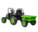 Milly Mally traktor na akumulator Traktor z przyczepą Farmer Green