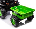 Milly Mally traktor na akumulator Traktor z przyczepą Farmer Green