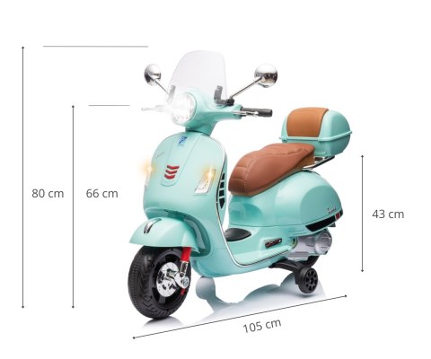 Milly Mally Motor SKuter na akumulator Vespa GTS Super Mint Milly Mally Motor SKuter na akumulator Vespa GTS Super Mint