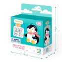 puzzle kolorowanka pingwin 300122