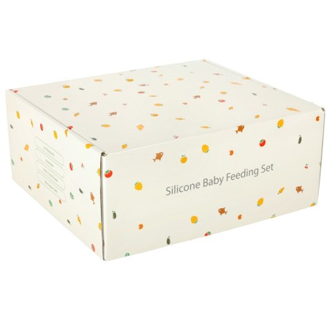 Naczynia silikonowe dla dzieci wiewiórka ciemn nie